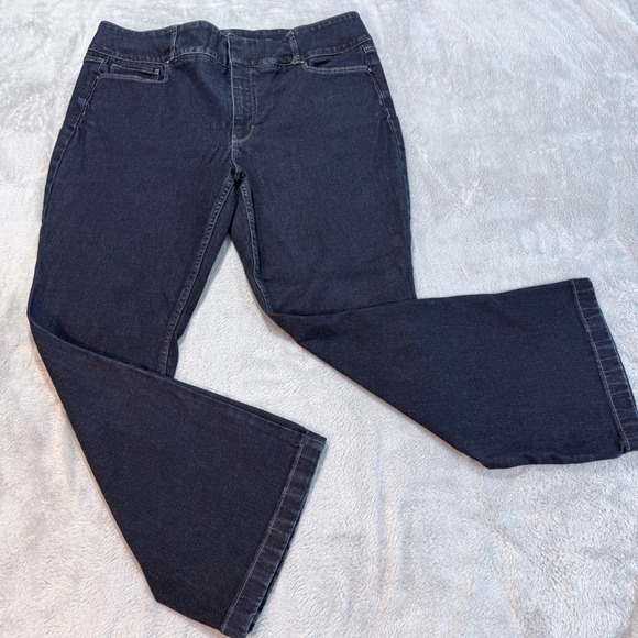 White House Black Market Denim - White House Black Market The Sculpt Skinny Flare Jeans Extra High Rise Dark 18S